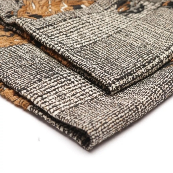 Mos Mosh Ivana shannon Checkered Pants Crop Dress Trousers Floral Appliqué 27 - Picture 3 of 12